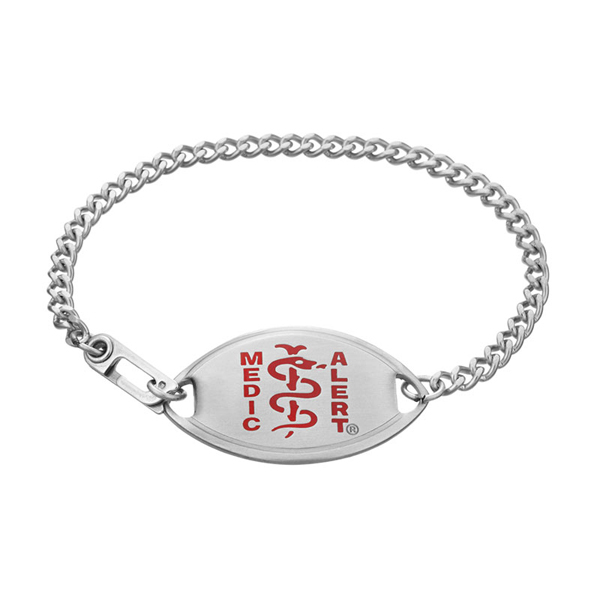 Shop Bracelets - MedicAlert Classic Medical ID Bracelet in Red