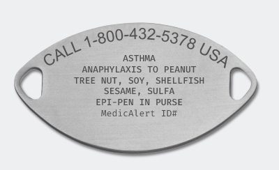 medical IDs for asthma