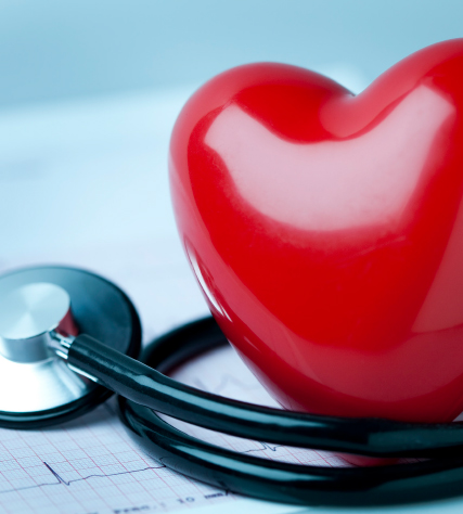 heart with stethescope image