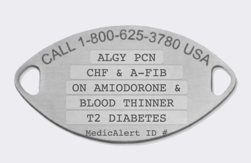 medical IDs for heart disease