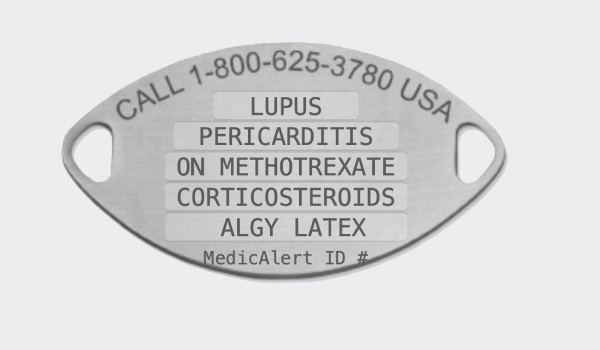medical IDs for lupus