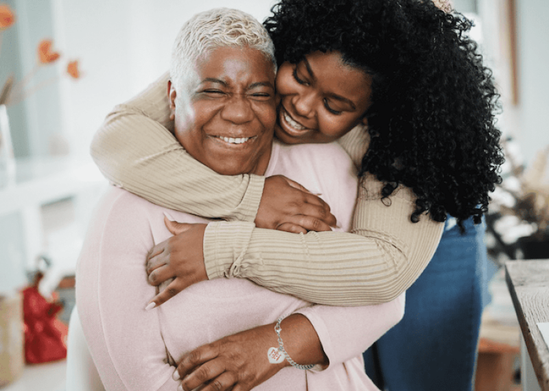 Caregiver and Elderly Parent